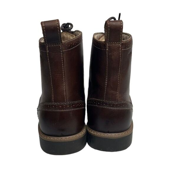 GH Bass Billy Mens Ankle Boots Brown Leather Wingtip Brogue Round Toe Lace Up 13 - Picture 9 of 13